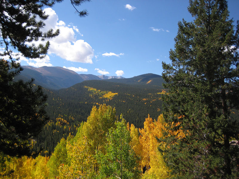 On our annual fall pilgrimage to see the colors in the high country. This is just below Echo Lake on Hwy. 103, Clear Creek County, Colorado...