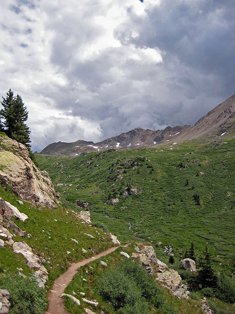 The trail up to Linkins Lake, near Independence Pass, 7/21...
