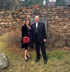Erin & Craig... in front of the "hobbit hole"...11/5/2016