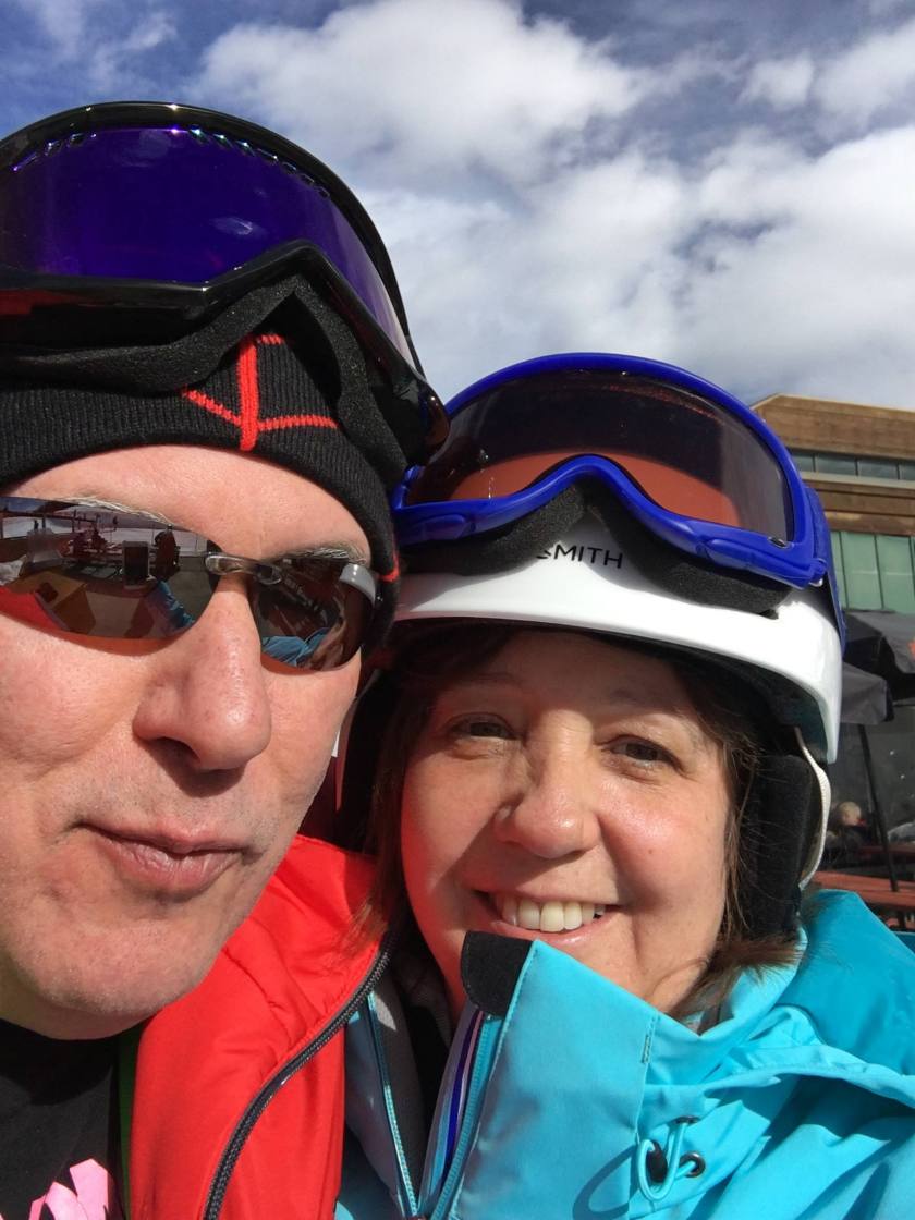 Erin & Craig... the Shmoopies. Skiing at Copper Mtn., January 1, 2017...
