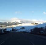 Coming down into Silverthorne, Prince on the iPod...